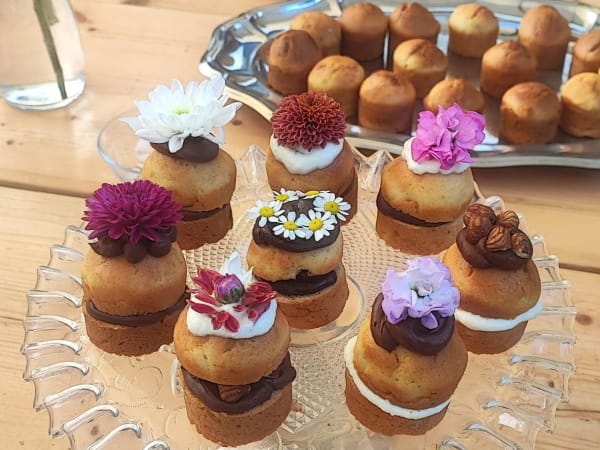 Animation gâteaux en fleurs