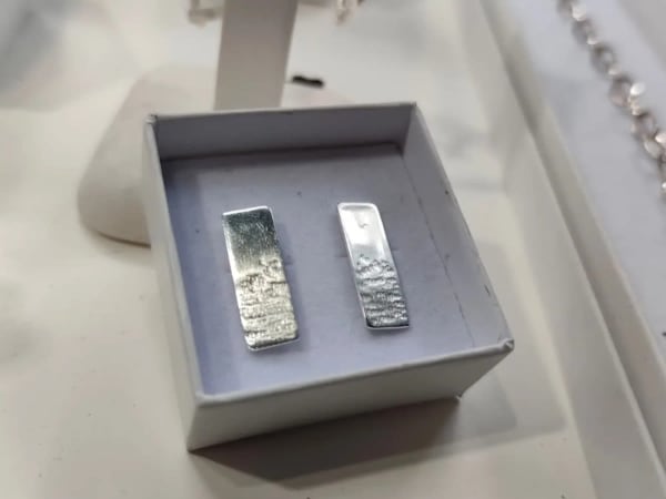 Hammered earrings workshop in Revel (31)
