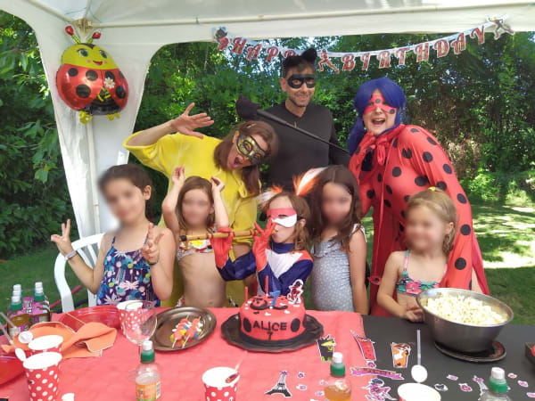 Anniversaire Miraculous 3-12 ans à domicile (IDF)