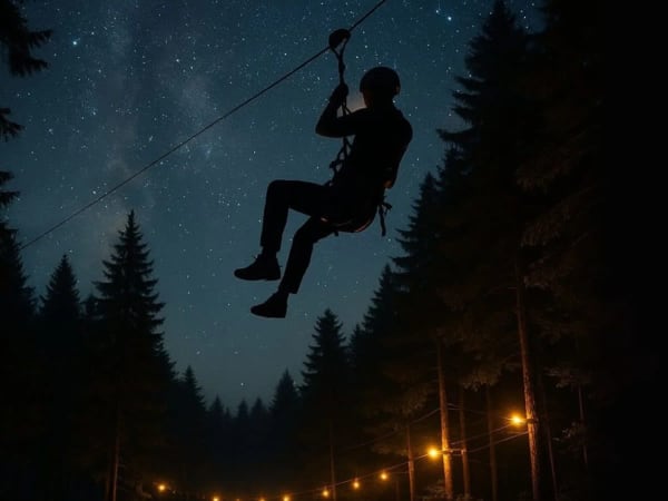 Nocturne accrobranche, AccroCamp Chaville (92)