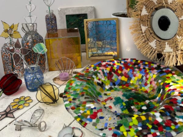 Taller de joyería y decoración en vidrio Tiffany en Houilles (78