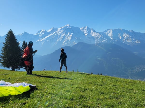 Stage d'initiation au parapente à Cordon (74)