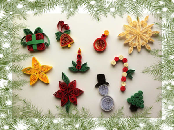 Animation Cartes de Noël en quilling en IDF