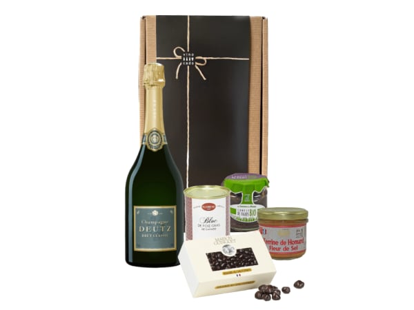 Cadeaux coffret excellence Champagne Deutz 1 bouteille