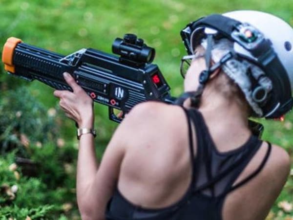 Juego del láser en La Roche-sur-Yon (85)