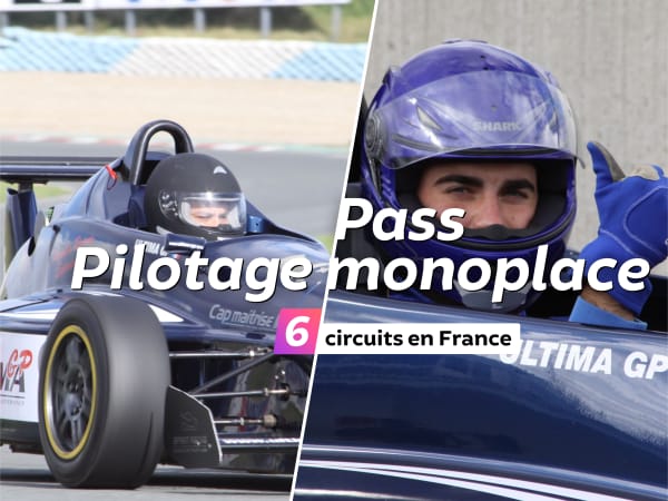 Pass Pilotage Monoplace | 6 circuits en France