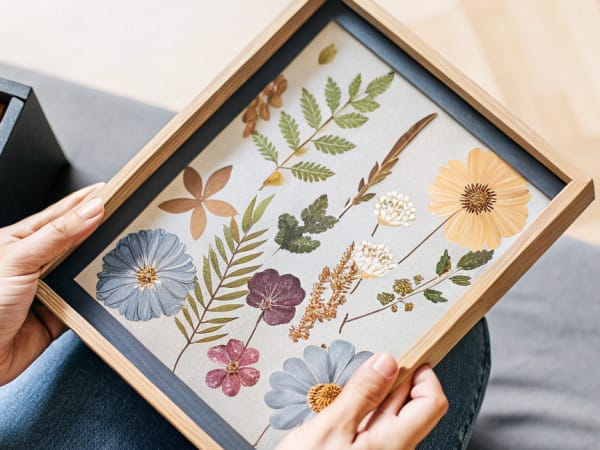 Atelier parent/enfant création d'un herbier artistique à Tours 