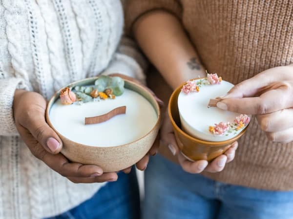 Atelier création de bougie artisanale parfumée à Villeubanne