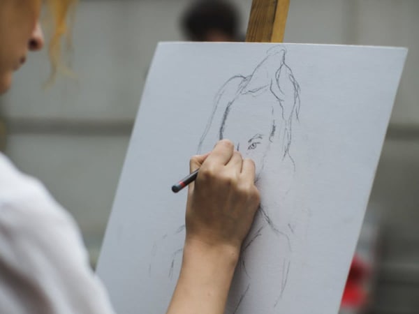 Introduction to portrait and still life drawing in Anse (69)