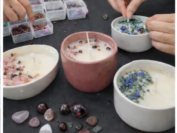 Taller de creación de una vela de intención en Cugnaux (31)