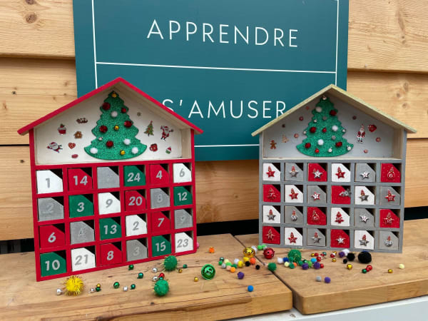 Atelier création calendrier Avent chez Truffaut Le Mans
