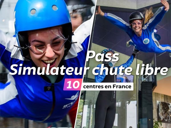 Pass Simulateur de chute libre | 10 centres en France