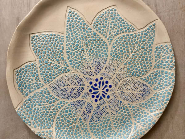 Duo d'assiettes ceramic workshop in Montpellier (34)