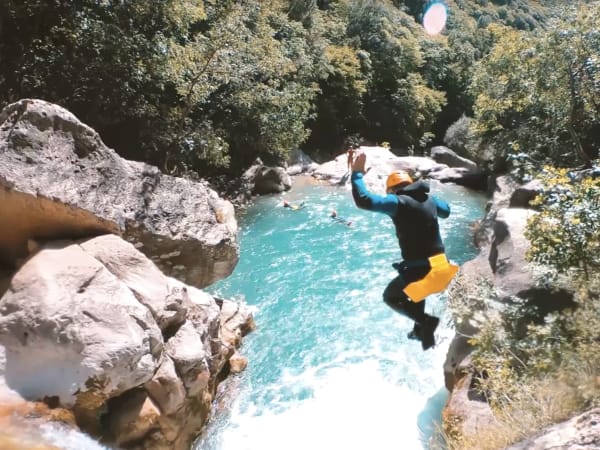 Canyoning dans les Gorges du Loup au départ de Nice