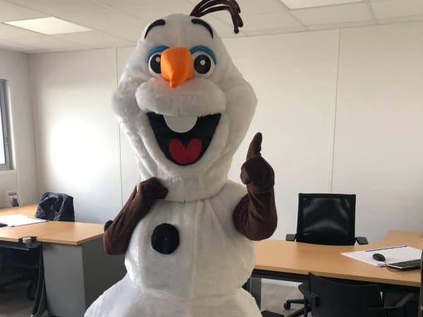 Intervention de Mascotte La Reine des Neiges