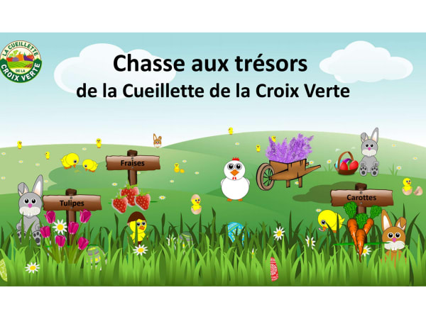 Chasse aux trésors à la Cueillette de la Croix Verte (95)