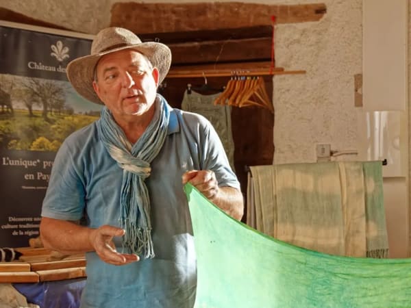 Visite & atelier de teinture végétale à Cambounet-Sur-Le Sor