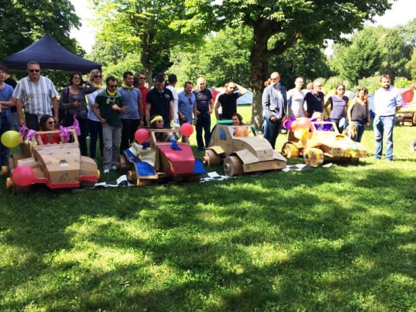 Team Building Construction Ça cartonne en Rhône-Alpes