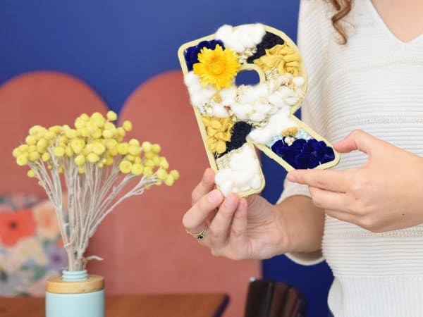 Atelier création d'une lettre tissée et fleurie à Montauban (82)