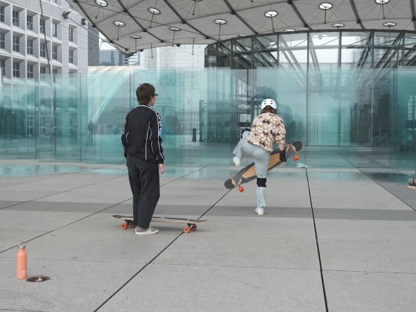 Longboard lessons in Hendaye (64)