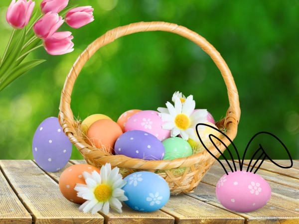 Chasse aux œufs de Pâques à la Ferme de Coubert-Cueillette (77)