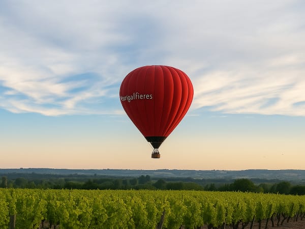 Vol privé en Montgolfière au-dessus du Château de Chenonceau 