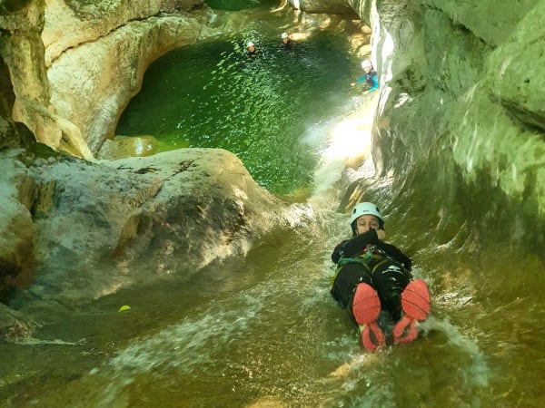 Canyoning au canyon de Ternèze dans les Bauges (73)