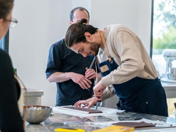 Chocolate log workshop in Éguilles (13)