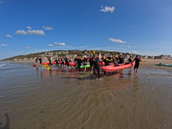 Team Building séance Kayak à Trouville (14)