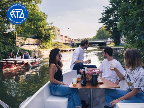 Team Building chasse au trésor en bateau à Lille