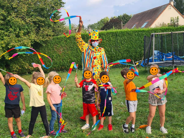 Anniversaire Clown 3-5 ans à domicile (IDF)