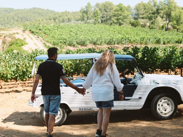 Sunset drive in a Mehari in Bandol (83)