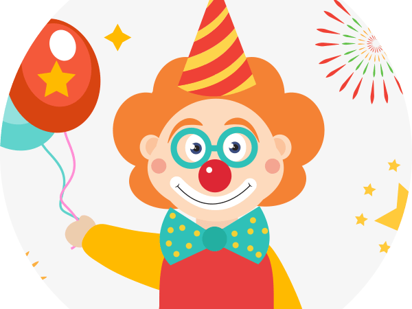 Anniversaire Clown 3-8 ans à Paris