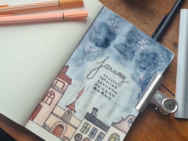 Taller de diario artístico en el distrito 3 de Lyon