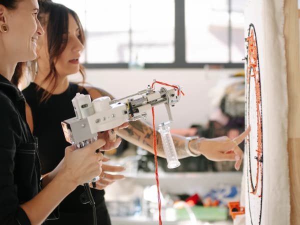 Atelier d'initiation au tufting à Saint-Marcel (71)