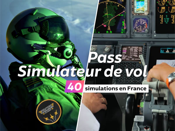 Pass Simulateur de vol | +40 simulations en France