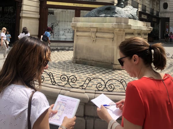 Jeu de piste dans le quartier de l'Opera Garnier à Paris 8ème