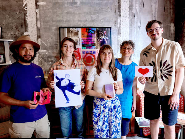 Introduction to risography workshop in Paris 11th arrondissement