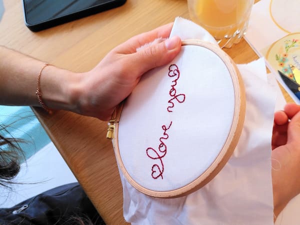 Team Building Atelier broderie à Paris 11ème