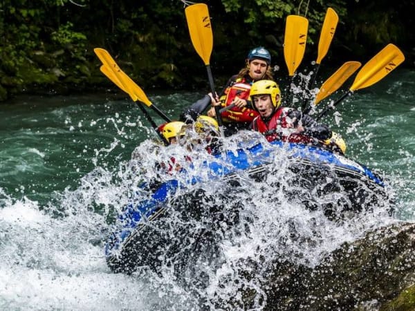 Rafting sur l'Isère : les rapides d'Aime (73)