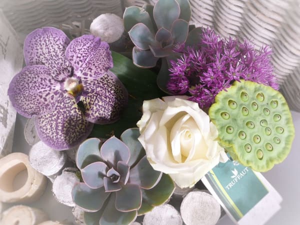 Atelier végétal, Création centre de table Truffaut Blois