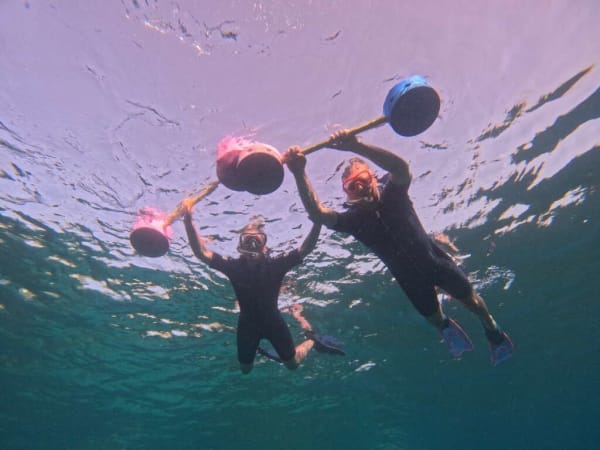 Snorkeling nocturne dans les eaux martiniquaises