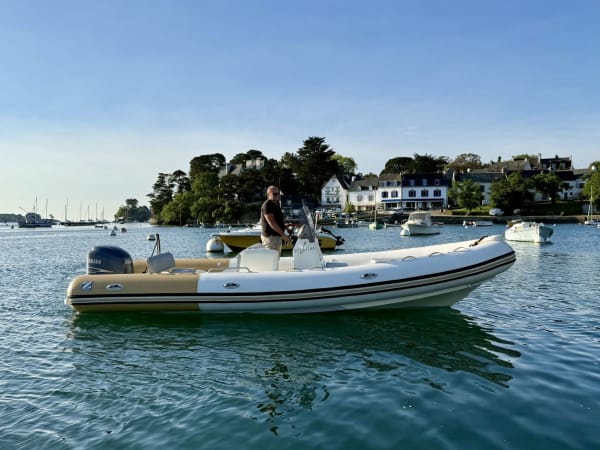 Location de bateau avec permis 14 pers. à Combrit Sainte-Marine