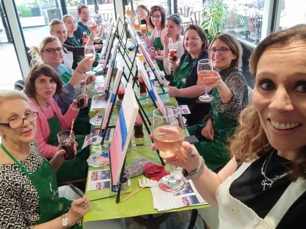 Atelier de peinture et apéro à Montpellier (34)