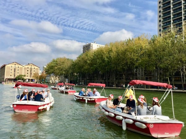 Team Building chasse au trésor en bateau à Paris 19ème