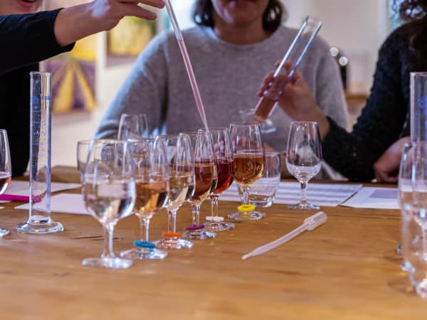 Rosé blending workshop in Rousset (13)