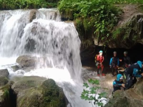 Canyoning sportif du Léoncel à Bouvante (26)