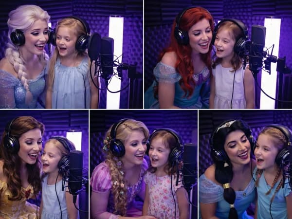 Anniversaire princesse en studio d'enregistrement à Paris 5ème