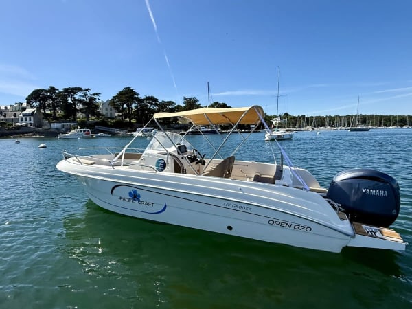 Location de bateau avec permis 10 pers. à Combrit Sainte-Marine