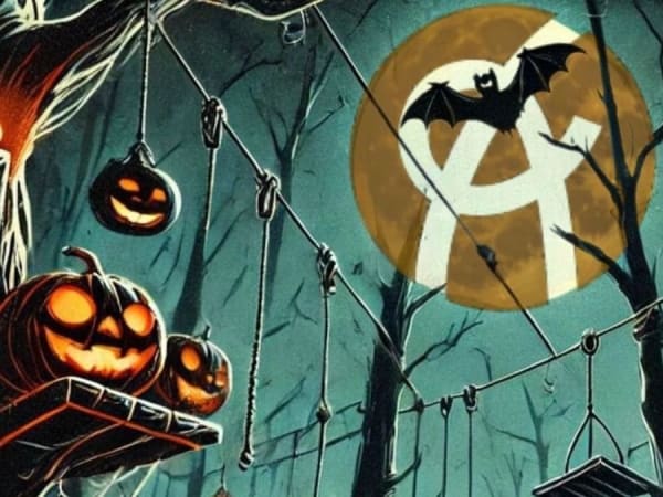 Nocturne accrobranche Halloween, AccroCamp St Germain-en-laye